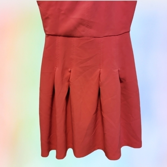 MONTEAU - Size small Dress Pleated Form fitting  Pink Small  T22 - Picture 5 of 9